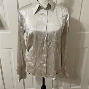 Emporio Armani long sleeve  silk blouse
